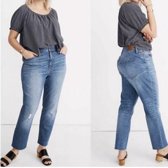 Madewell Denim - Madewell High Rise Slim Crop Boy Jean NEW Size 32